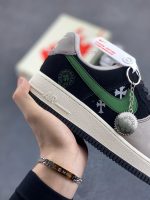 New Customers Only, Limit One. Nike Air Force 1 '07 Low "Croheart Collaboration - Black And Green Hook" Air Force One Low Top 6u6155r8 - Image 7