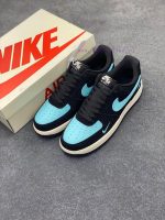 New Customers Only, Limit One. Nike Air Force 1'07 Low "Stusey Collaboration - Black Tiffany" Air Force One Low Top Sneakers C erhams86 - Image 9