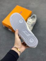 New Customers Only, Limit One. Nike Air Force 1 '07 Low "LV Collaboration - Grey Printed Drawstring" Air Force One Low Top Sne vcqbrwnf - Image 6
