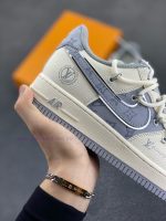 New Customers Only, Limit One. Nike Air Force 1 '07 Low "LV Collaboration - Grey Printed Drawstring" Air Force One Low Top Sne vcqbrwnf - Image 7