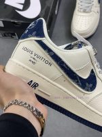 New Customers Only, Limit One. Nike Air Force 1 '07 Low "LV Collaboration - Mi Blue Denim Hook" Air Force One Low Top Sports S rqnscvij - Image 7