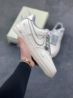 New Customers Only, Limit One. Nike Air Force 1'07 Low "- Mi Gray Rabbit Bags Crystal Bottom" Air Force One Low Top Sports Sho ohrb9kvk