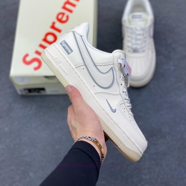 New Customers Only, Limit One. Nike Air Force 1 '07 Low "Supreme Collaboration - Rice Grey Crystal Bottom" Air Force One Low T 21dev4pl