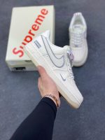 New Customers Only, Limit One. Nike Air Force 1 '07 Low "Supreme Collaboration - Rice Grey Crystal Bottom" Air Force One Low T 21dev4pl - Image 2