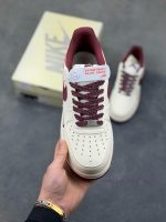 New Customers Only, Limit One. Nike Air Force 1 '07 Low "NIKE Tree Pattern Wine Red" Air Force One Low Top Sneakers Casual Sho ktzvztc2 - Image 3