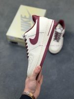 New Customers Only, Limit One. Nike Air Force 1 '07 Low "NIKE Tree Pattern Wine Red" Air Force One Low Top Sneakers Casual Sho ktzvztc2 - Image 4