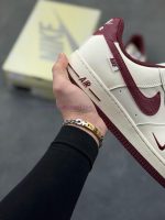 New Customers Only, Limit One. Nike Air Force 1 '07 Low "NIKE Tree Pattern Wine Red" Air Force One Low Top Sneakers Casual Sho ktzvztc2 - Image 7