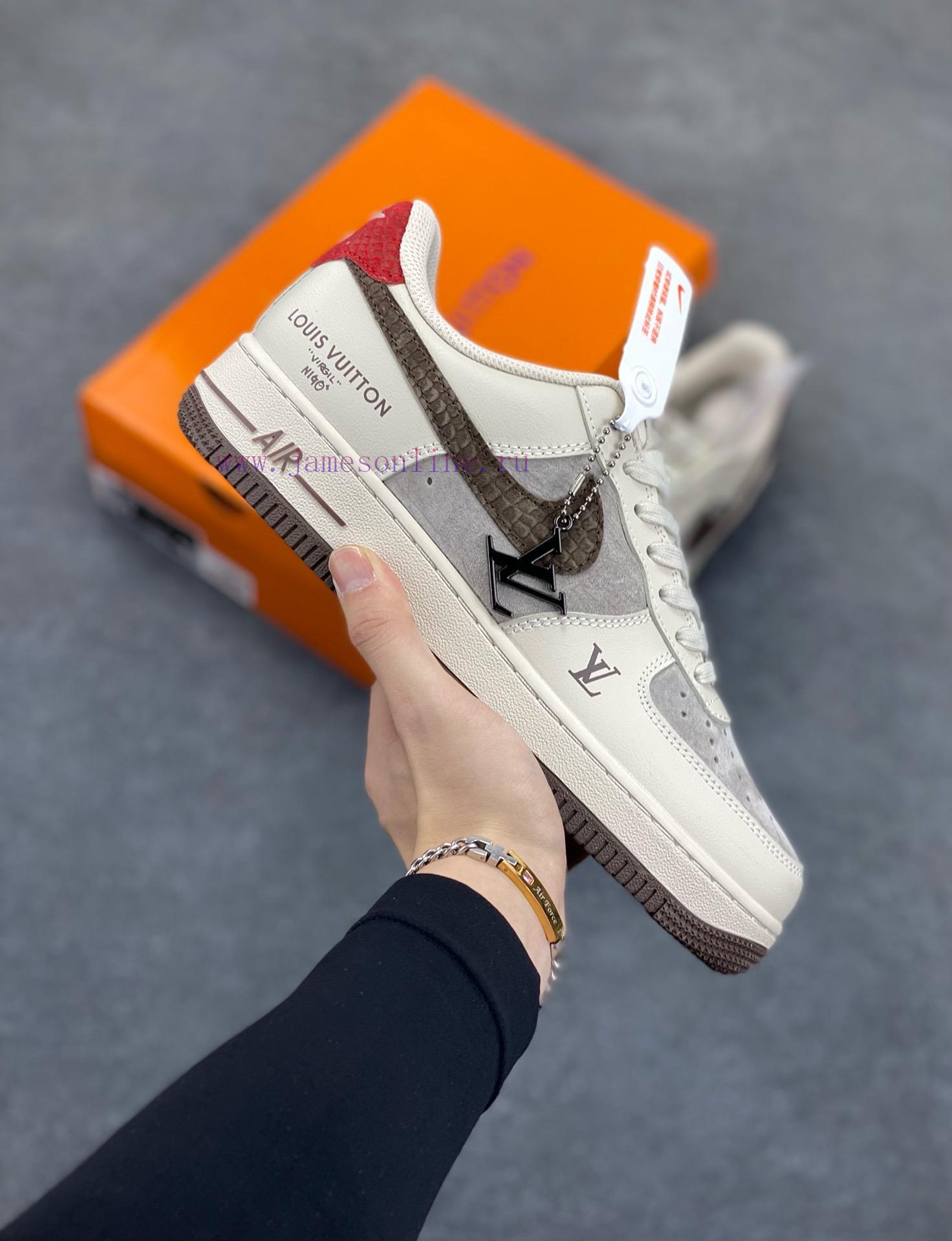 4dtw4zdcnmz.jpg New Customers Only, Limit One. Nike Air Force 1 '07 Low "LV Collaboration - Beige Red Tail" Air Force One Low Top Sports Shoes te8ngtei - Image 1