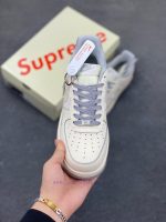New Customers Only, Limit One. Nike Air Force 1 '07 Low "Supreme Collaboration - Grey Bottom And Red Label" Air Force One Low v91gs82o - Image 3