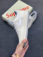 New Customers Only, Limit One. Nike Air Force 1 '07 Low "Supreme Collaboration - Grey Bottom And Red Label" Air Force One Low v91gs82o - Image 4