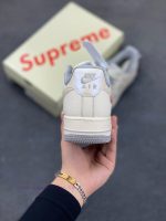 New Customers Only, Limit One. Nike Air Force 1 '07 Low "Supreme Collaboration - Grey Bottom And Red Label" Air Force One Low v91gs82o - Image 5