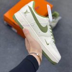 New Customers Only, Limit One. Nike Air Force 1 '07 Low "LV Collaboration - Linen Rice Green Hook" Air Force One Low Top Sneak 3dw795n3