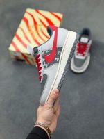 New Customers Only, Limit One. Nike Air Force 1 '07 Low "Year Of The Horse Limited Edition - Black Grey And Red" Air Force One yp8vm9fz - Image 4