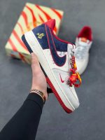 New Customers Only, Limit One. Nike Air Force 1 '07 Low "Year Of The Horse Limited Edition - White Blue Red" Air Force One Low q8as1v18
