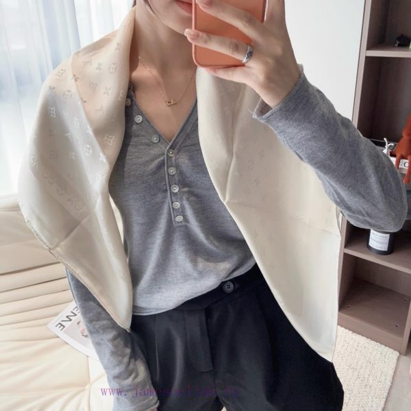 New Customers Only, Limit One. MonclerOGRAM CONFIDENTIAL Handkerchief18mm Premium Silk Double-sided Same Color ScarfThe Moncle epefspn7