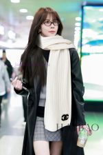 New Customers Only, Limit One. 👑👑 Chanel's New Double C Solid Color Striped Knitted Scarf Cashmere Knitted Scarf Beautiful [Te kf3rri4k - Image 2