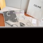 New Customers Only, Limit One. CELINE 2026 New Product "C" Logo Double-sided Color Blocked ScarfSpecification 35x180cm 100% Wo 19r28jgb - Image 7