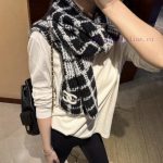 New Customers Only, Limit One. Chanel Knitted Double Sided Scarf Top End Product 👼👏 Exquisite And Versatile Style 💋 Limited Ed ysbfdfns