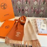New Customers Only, Limit One. Hermes' Rare Gentle Color Scheme Low-key Yet Elegant ❗  Key Recommendations ❗ Wool Double-sided 243zmhdd - Image 9