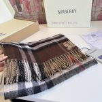 New Customers Only, Limit One. B's New Warhorse Color Blocked Plaid Wool Scarf Has A Contrasting Plaid Size Of 30 * 168 Which ca8zcs0u - Image 3