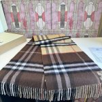 New Customers Only, Limit One. B's New Warhorse Color Blocked Plaid Wool Scarf Has A Contrasting Plaid Size Of 30 * 168 Which ca8zcs0u - Image 7