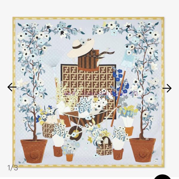 New Customers Only, Limit One. 18mm Double-sided Same Color Fendi's Latest Flagship Silk Square Scarf 💟  A Perfect Match For B 2wlfm4bw
