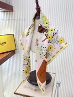 New Customers Only, Limit One. 18mm Double-sided Same Color Fendi's Latest Flagship Silk Square Scarf 💟  A Perfect Match For B g32tqh5l - Image 10