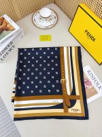New Customers Only, Limit One. 18mm Double-sided Same Color Fendi's Latest Flagship Silk Square Scarf 💟  A Perfect Match For B uop776m9 - Image 4