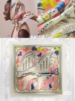 New Customers Only, Limit One. Sweet Saddle 90 Square TowelHand Rolled Twill Silk Square Scarf Made Of 100% Mulberry SilkThis l917rh6g