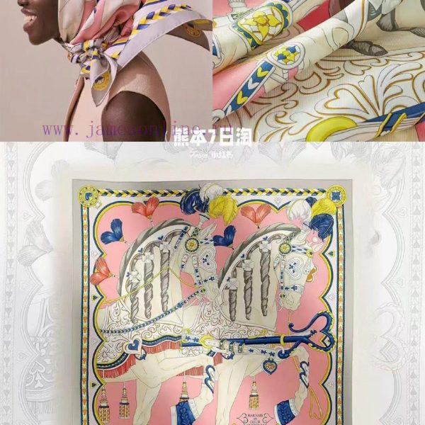 New Customers Only, Limit One. Sweet Saddle 90 Square TowelHand Rolled Twill Silk Square Scarf Made Of 100% Mulberry SilkThis l917rh6g
