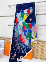 New Customers Only, Limit One. Thickened Double-sided Same Color New 💏 Top Hermes Lightweight Floral Clothing Large Triangular ywppv87c - Image 7
