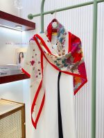 New Customers Only, Limit One. Thickened Double-sided Same Color New 💏 Top Hermes Lightweight Floral Clothing Large Triangular usgdvj4l - Image 9