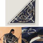 New Customers Only, Limit One. High Quality Updates ❤️  Hermes | (Morning Stroll) Big Triangle Scarf|Handmade Rolled Edge Cash m1vgnm5x