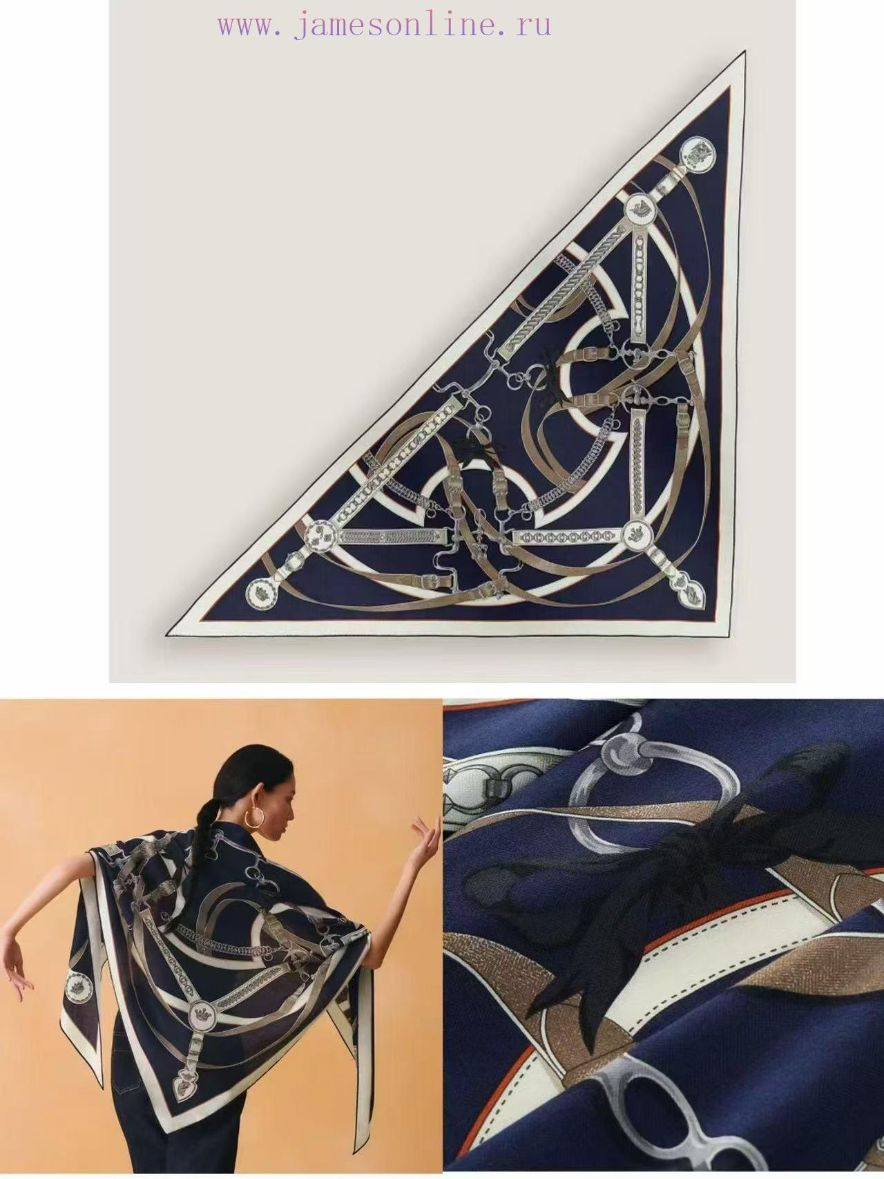tvooqoci0fm.jpg New Customers Only, Limit One. High Quality Updates ❤️ Hermes | (Morning Stroll) Big Triangle Scarf|Handmade Rolled Edge Cash m1vgnm5x - Image 1