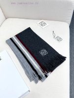 New Customers Only, Limit One. New Unisex Design 100% Pure Wool LOEWE High-end Cashmere Knitted Scarf Can Be Formal Or Casual 3zqicqe7 - Image 6