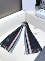New Customers Only, Limit One. New Unisex Design 100% Pure Wool LOEWE High-end Cashmere Knitted Scarf Can Be Formal Or Casual 3zqicqe7 - Image 9