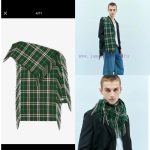 New Customers Only, Limit One. B Home 𝐁𝐮𝐫𝐛𝐞𝐫𝐫𝐲 "plaid Tassel Scarf" | Jin Jing Same Style𝐒𝐢𝐳𝐞 155x30cm 100% WoolFashionable An e8b6hj9w