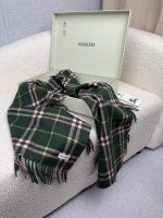 New Customers Only, Limit One. B Home 𝐁𝐮𝐫𝐛𝐞𝐫𝐫𝐲 "plaid Tassel Scarf" | Jin Jing Same Style𝐒𝐢𝐳𝐞 155x30cm 100% WoolFashionable An e8b6hj9w - Image 8