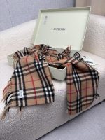 New Customers Only, Limit One. B Home 𝐁𝐮𝐫𝐛𝐞𝐫𝐫𝐲 "plaid Tassel Scarf" | Jin Jing Same Style𝐒𝐢𝐳𝐞 155x30cm 100% WoolFashionable An hzuqlit3 - Image 9