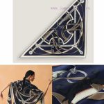 New Customers Only, Limit One. High Quality Updates ❤️  Hermes | (Morning Stroll) Big Triangle Scarf|Handmade Rolled Edge Cash suft5xaw