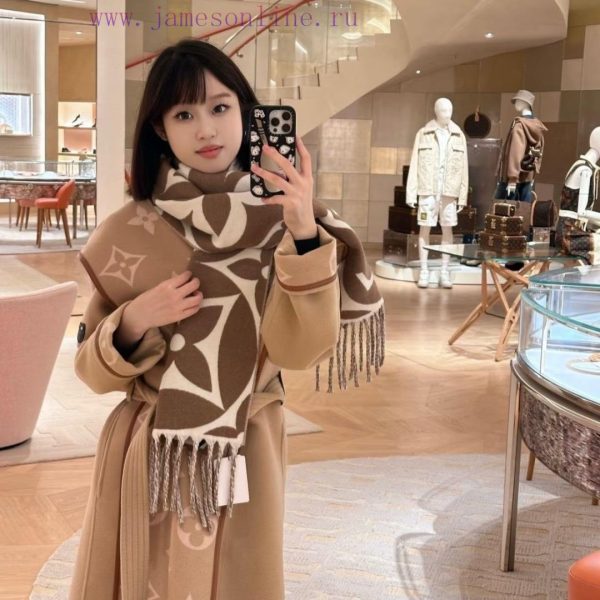 New Customers Only, Limit One. This Year's Hottest Pink And White Scarf Is The LV Essential Scarf Which Focuses On Big Element w0yos5u4
