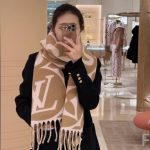 New Customers Only, Limit One. This Year's Hottest Pink And White Scarf Is The LV Essential Scarf Which Focuses On Big Element kf4g14v7