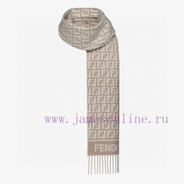 New Customers Only, Limit One. FEN/DIFF Logo Wool Fringe Long Scarf Official Website Updated Synchronously Blended Jacquard We ycbk11ul