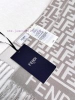New Customers Only, Limit One. FEN/DIFF Logo Wool Fringe Long Scarf Official Website Updated Synchronously Blended Jacquard We ycbk11ul - Image 9