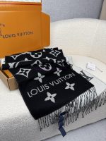 New Customers Only, Limit One. Louis Vuitton's New Color ❗ New Product With Louis Vuitton Logo - Double Sided Wool Scarf 180 * h56xwaz7 - Image 7