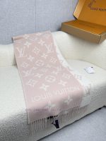 New Customers Only, Limit One. Louis Vuitton's New Color ❗ New Product With Louis Vuitton Logo - Double Sided Wool Scarf 180 * 7u91plcu - Image 7