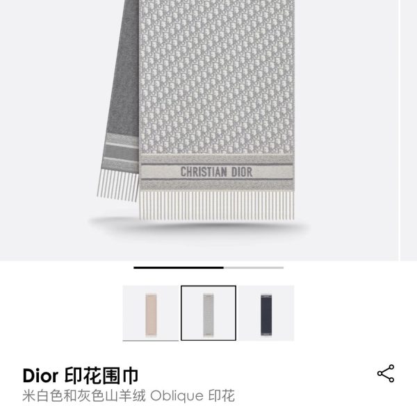 New Customers Only, Limit One. Dior Super Recommendation ️ Do Letter Double-sided Tassel Long Scarf With One Side Of The Flowe sk4ytodi