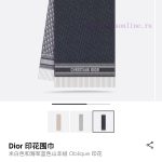 New Customers Only, Limit One. Dior Super Recommendation ️ Do Letter Double-sided Tassel Long Scarf With One Side Of The Flowe gj6239vt