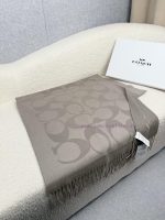 New Customers Only, Limit One. The Classic C Logo Double-sided Shawl Of Coach By Coach Is Also So Beautiful Not Only In Terms esunrdf2 - Image 4