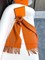 New Customers Only, Limit One. The New Herm è S Scarf Features Delicate Contrasting Jacquard Weaving Presenting The Entrelacs w4t5dfxe - Image 8